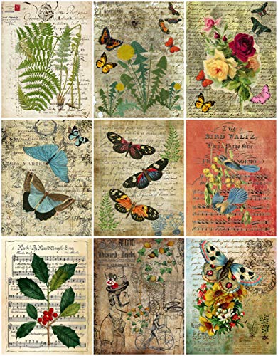 Assorted Vintage Ephemera Vintage Label Images #7 on Collage Sheet for Photo Art, Scrapbooking, Collage, Decoupage