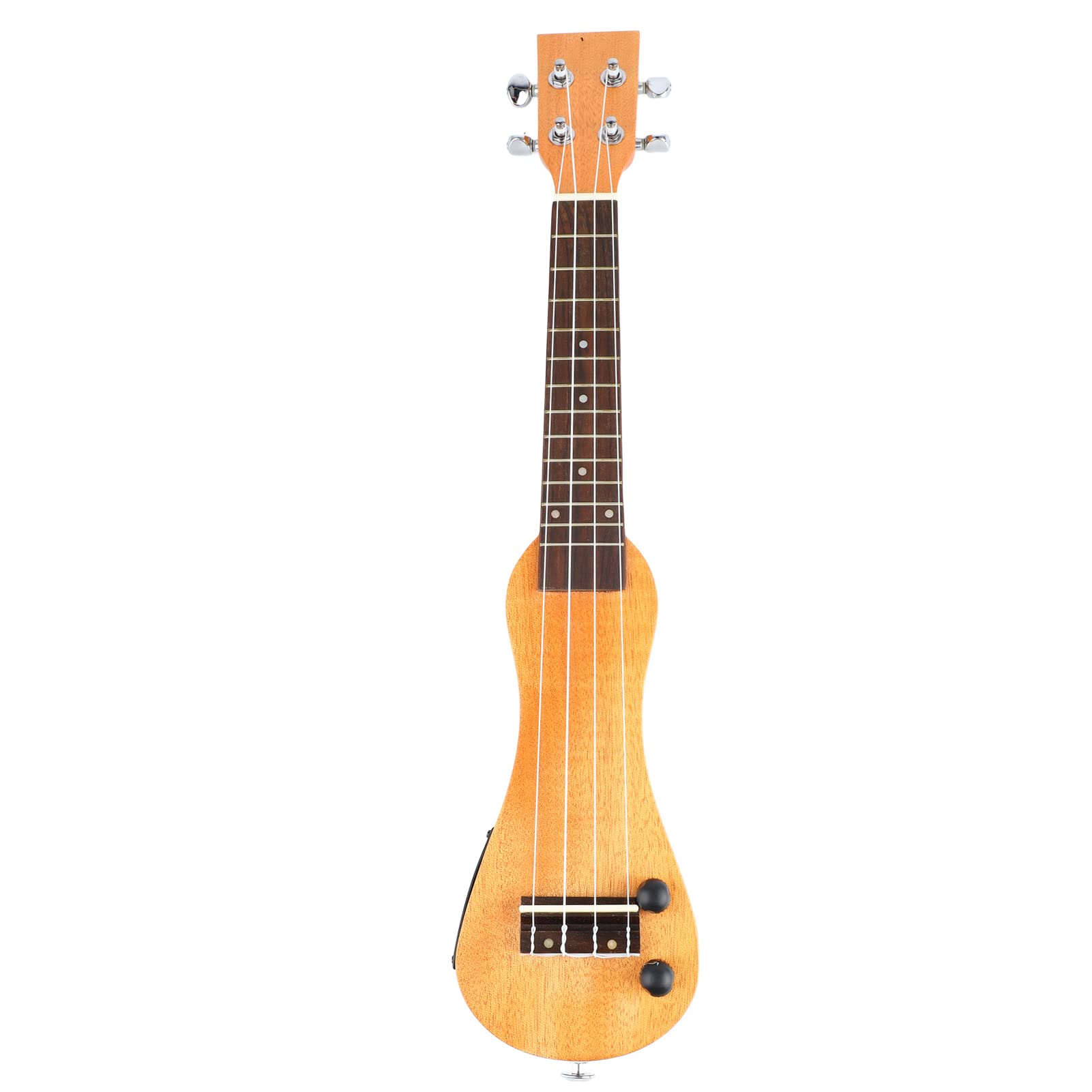 Eujgoov Ukulele da 21 Pollici in Legno D'acero Concert Ukulele 4 Corde per Chitarra Hawaiana Mini Strumento con Corde e Accordi Regolabili