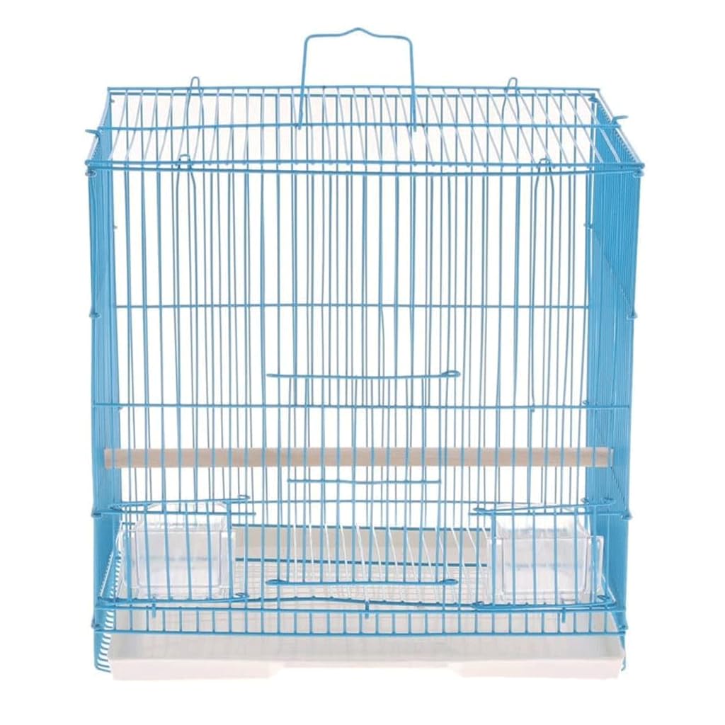 Jaula para pájaros, Jaula para pájaros, jaulas para pájaros, transportines Grandes para pájaros, Jaula de Vuelo de Metal Creativa Cuadrada, transportín Duradero para Casas
