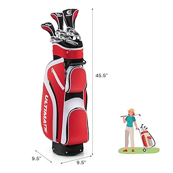 Amazon | GYMAX レディース ゴルフクラブ一式 14点 右利き