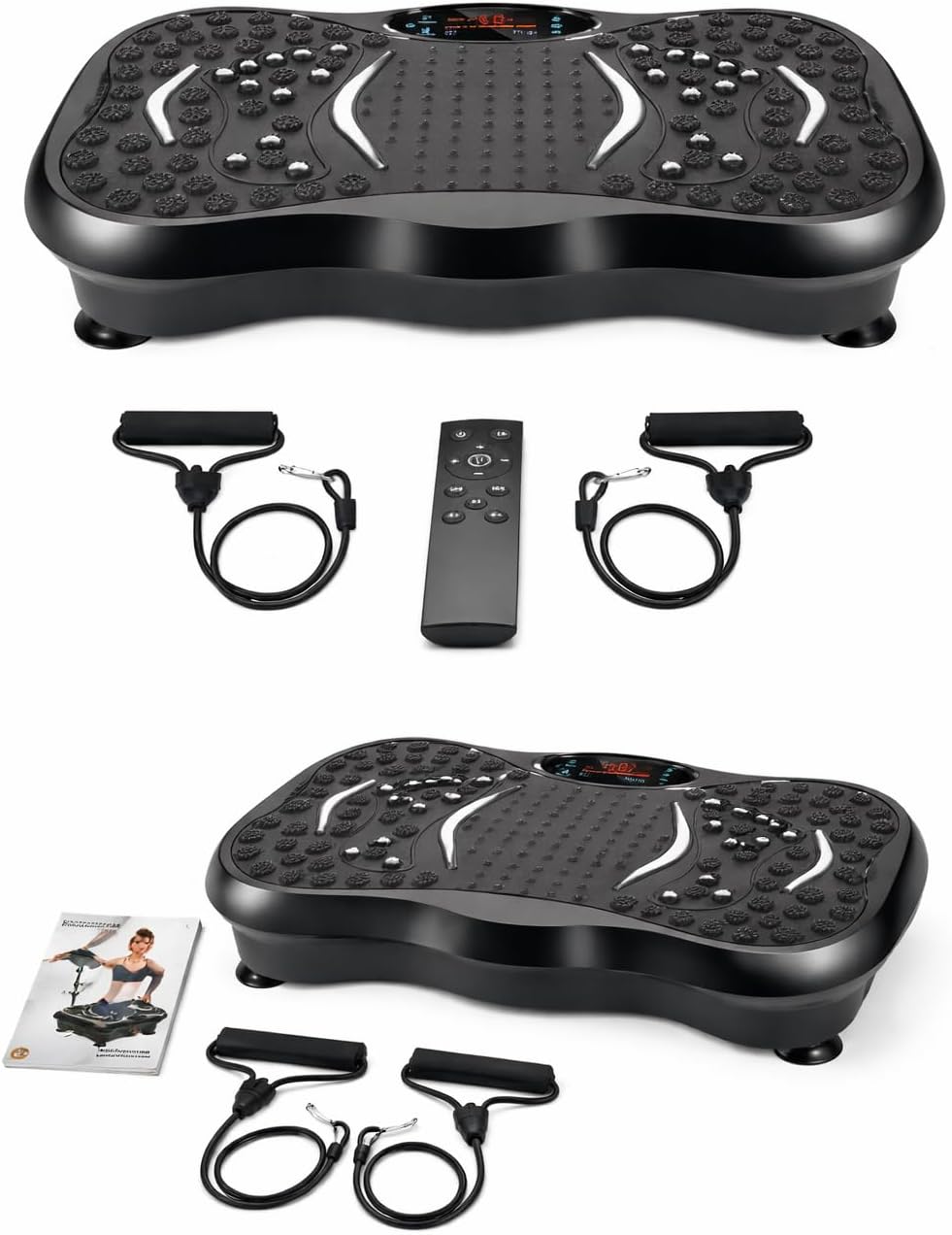 Vibration Plate Exercise Machine – Full Body Workout Platform, Adjustable Speed Levels, Remote Control, Home Fitness Trainer