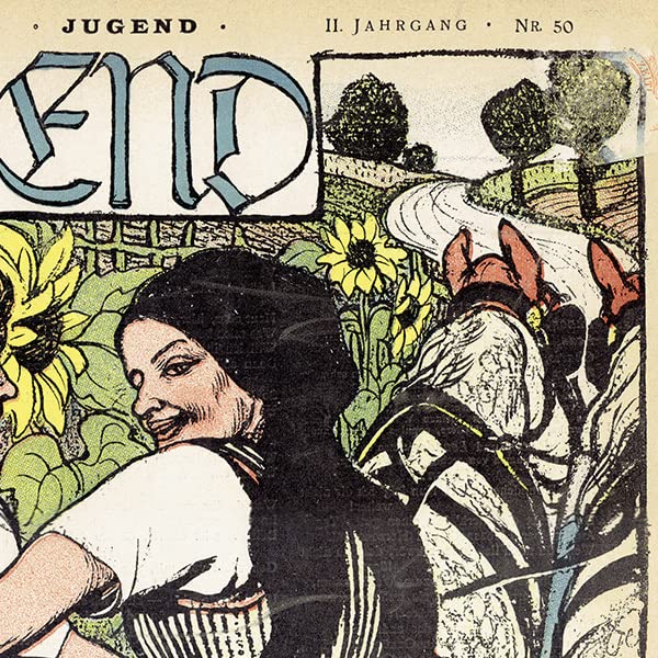 Amazon.co.jp: ドイツのイラスト文芸雑誌JUGEND（ユーゲント）アール