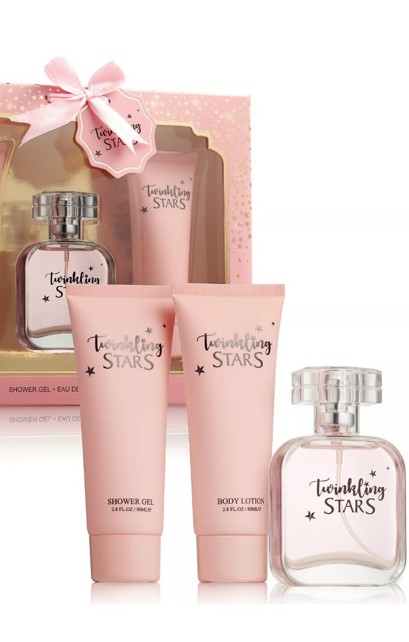Generic Gift set Twinkling Stars Womens 3 pieces: Shower Gel, Eau De Parfum, Body Lotion Shower Gel, Eau De Parfum, Body Lotion