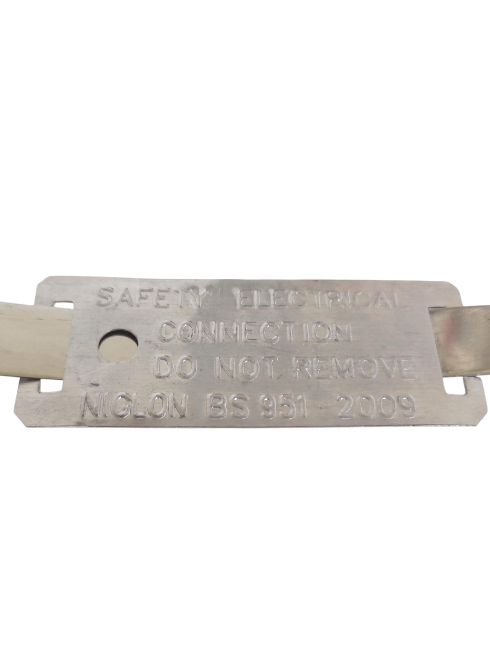 Adjustable Earth Bonding Clamps x 10, 12-32mm Pipe Size, Terminal A-D EC14, Pack of (10), Silver - Image 3