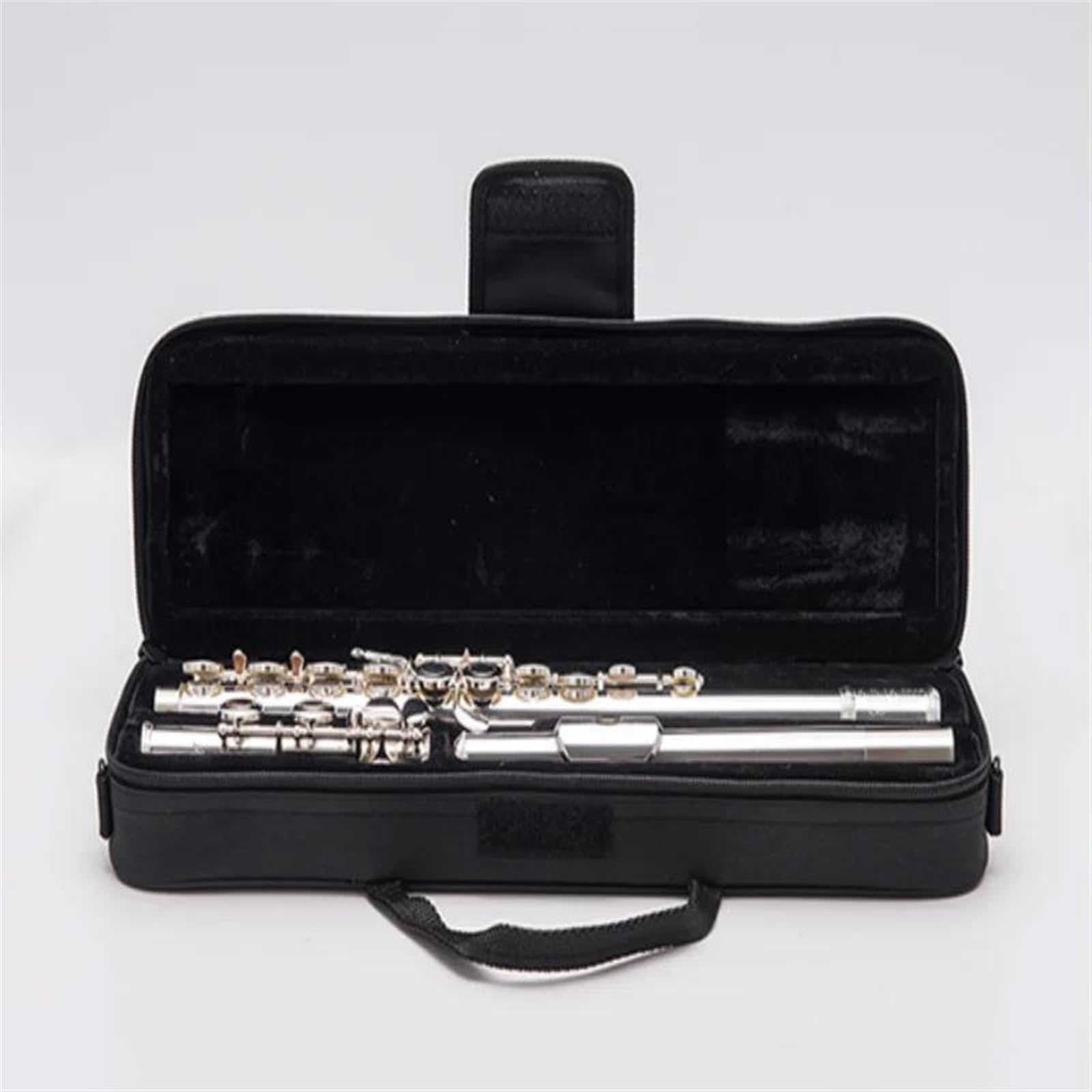 Professionale Flauto Traverso Flauti Tono C A Foro Aperto A 16 Tasti Flauto Corpo Placcato Argento In Cupronichel Con Accessori Per Custodia Per Flauto