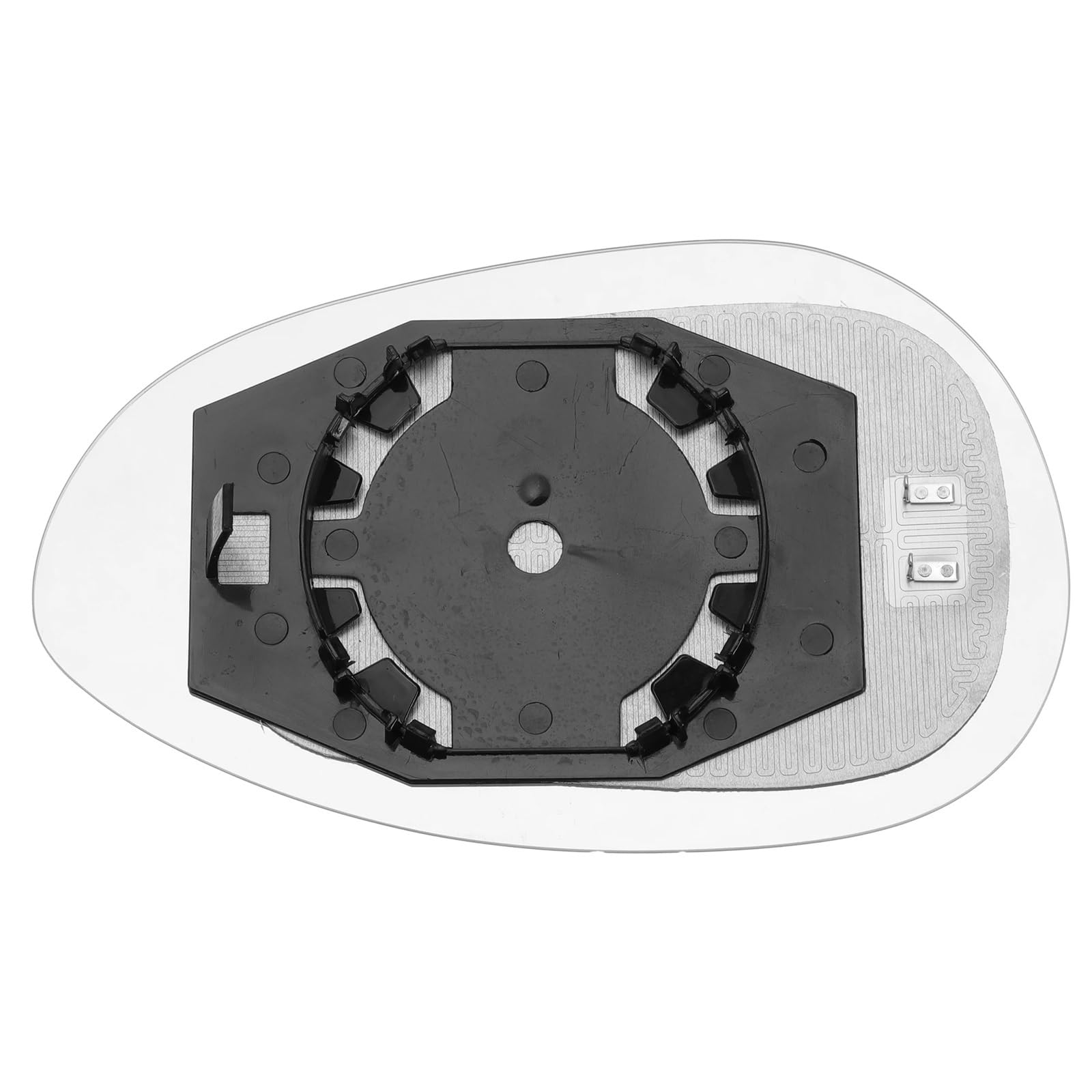 Cristal de espejo retrovisor calefactado Espejo retrovisor izquierdo del lado conductor convexo calefactado 68079363AA para Fiat Grande Punto