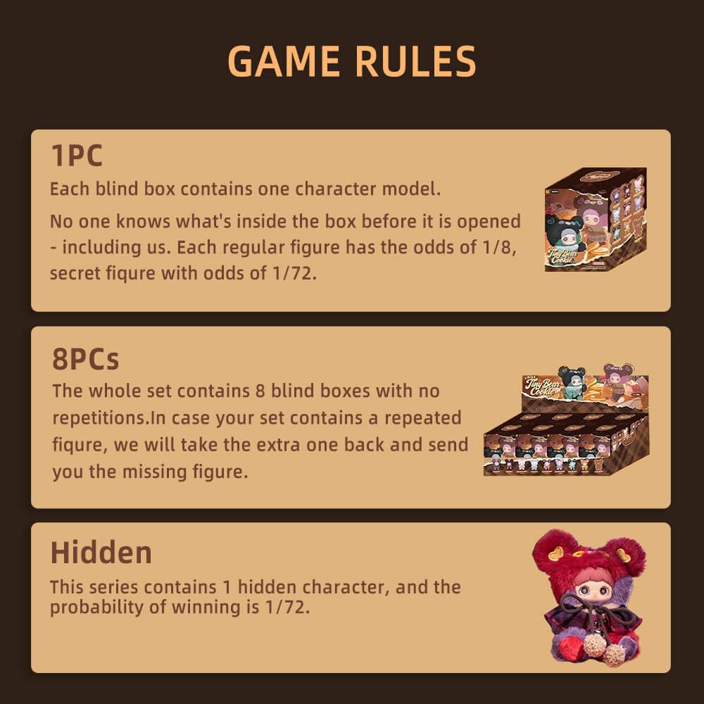 niannyyhouse Plüsch Puppe Blindbox, Maymei Cookie Series, 14 cm gefüllte Plüsch-Schlüsselanhänger, süße Sammlergeschenke (8 Stück)