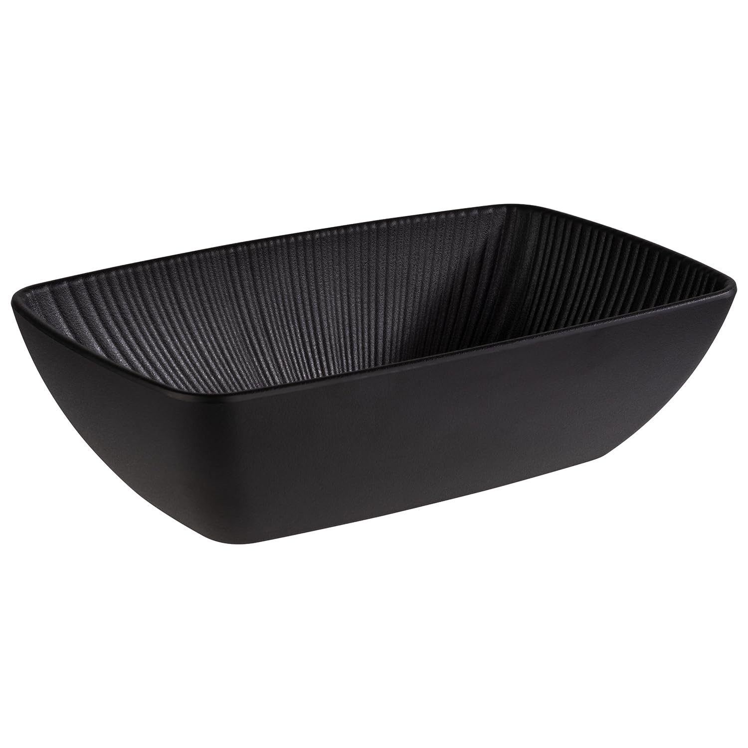 APS 85277 GN 1/4 Bowl Nero Black 26.5 x 16.2 cm Height 7.5 cm 1.5 litres, 26,5 x 16,2 x 7,5 cm (GN 1/4) - Image 2