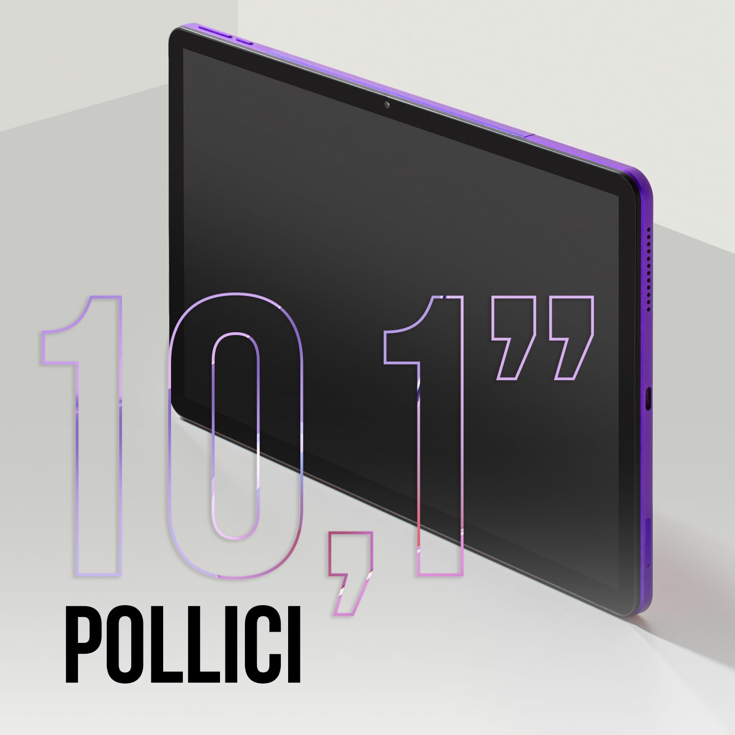 SPC Gravity - Tablet 10,1 pollici HD colore viola | Octa-Core, 4 GB di RAM e 64 GB di memoria espandibile | 9,5 ore di durata della batteria | Controllo genitori Google Family Link | Androide 14