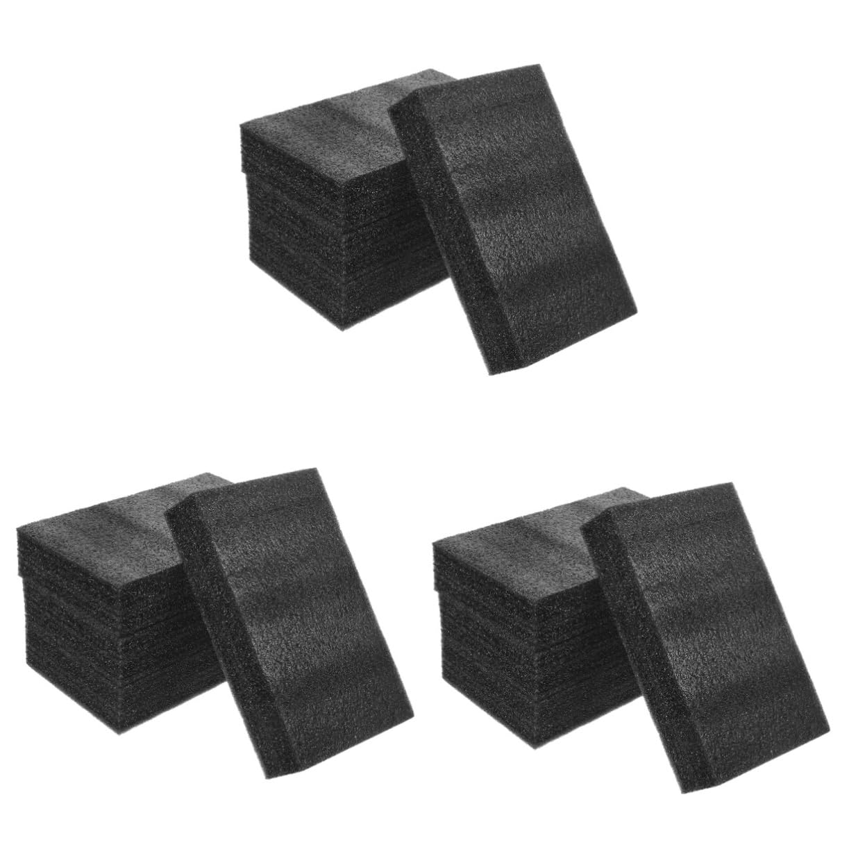 DOITOOL 12 Piezas Insertos de Espuma para Embalaje Tableros de Espuma Express Negros Resistentes y Multiusos para Protección Envíos y Manualidades