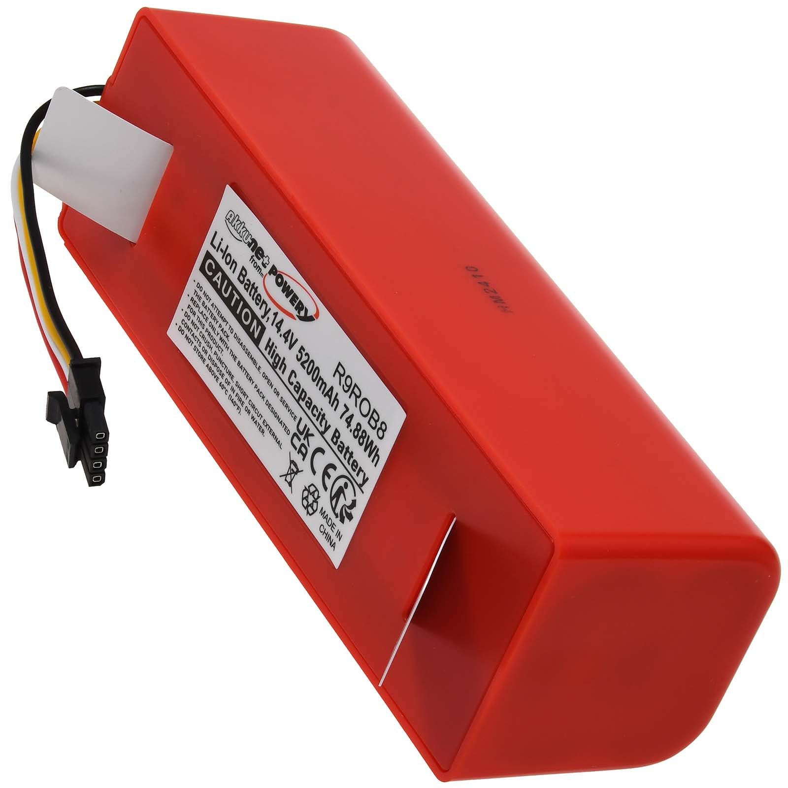 Batteria Ricambio 14.4V 6500mAh Per Xiaomi Robot Aspirapolvere - Compatibile Con S50, S51 - Foto 4