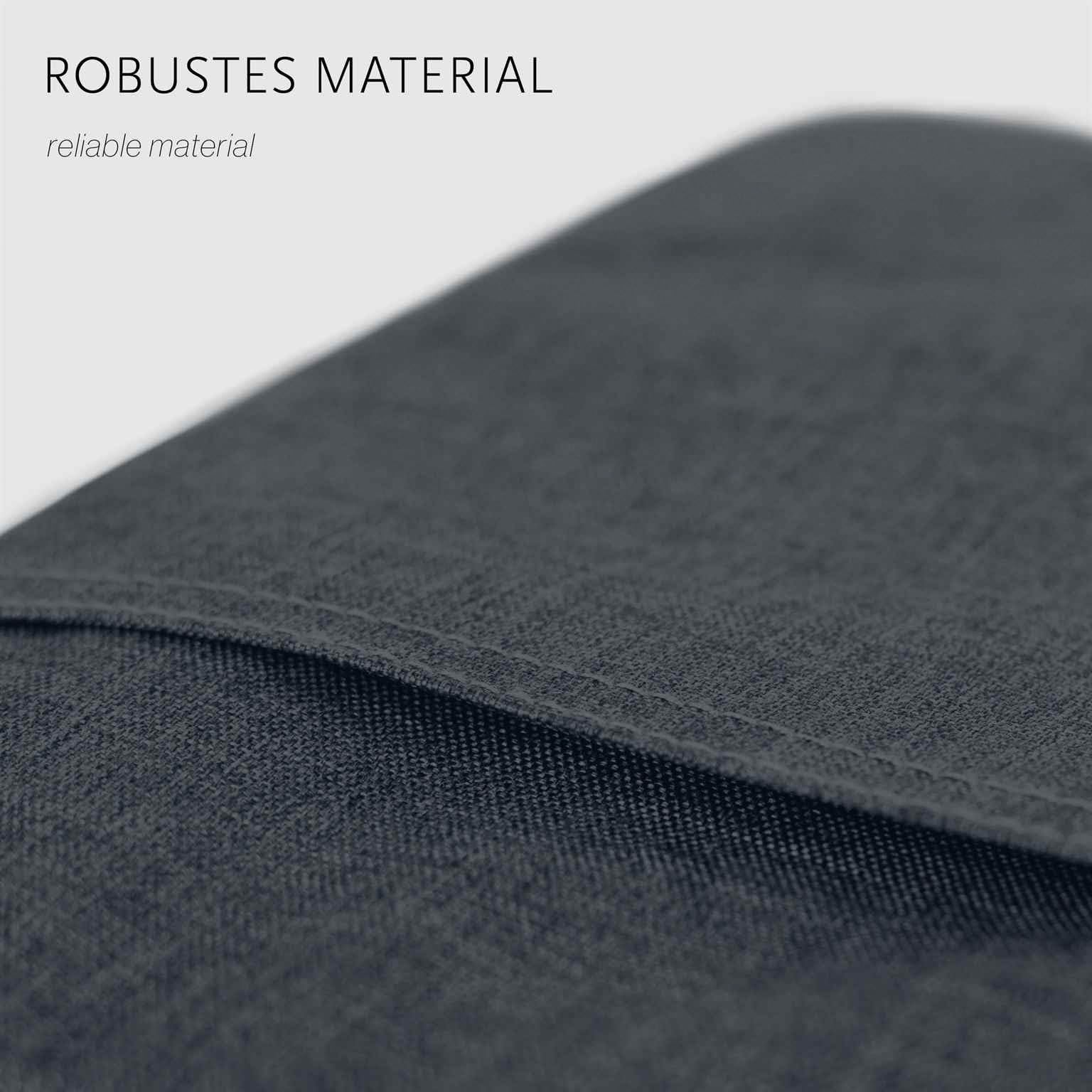 moex Custodia tablet per Samsung Galaxy Tab S10 FE – Custodia con scomparto per accessori, fibra di poliestere, minimalista con chiusura lampo, impermeabile, antracite