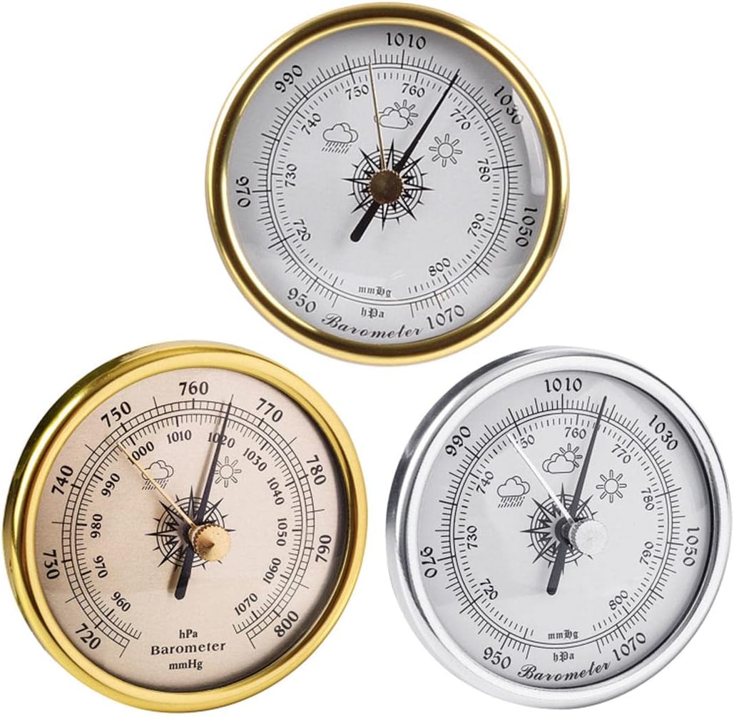 72mm Home Weather Station Wall Mount Barometer, Barometer, Barometer Home Weather Station Barometer, Indoor and Outdoor Barometer