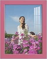 Vista 63 de Renditions Gallery - Marco para fotos de 11x14 pulgadas de estilo moderno de alta gama, hecho de madera maciza y cristal de alta definición listo