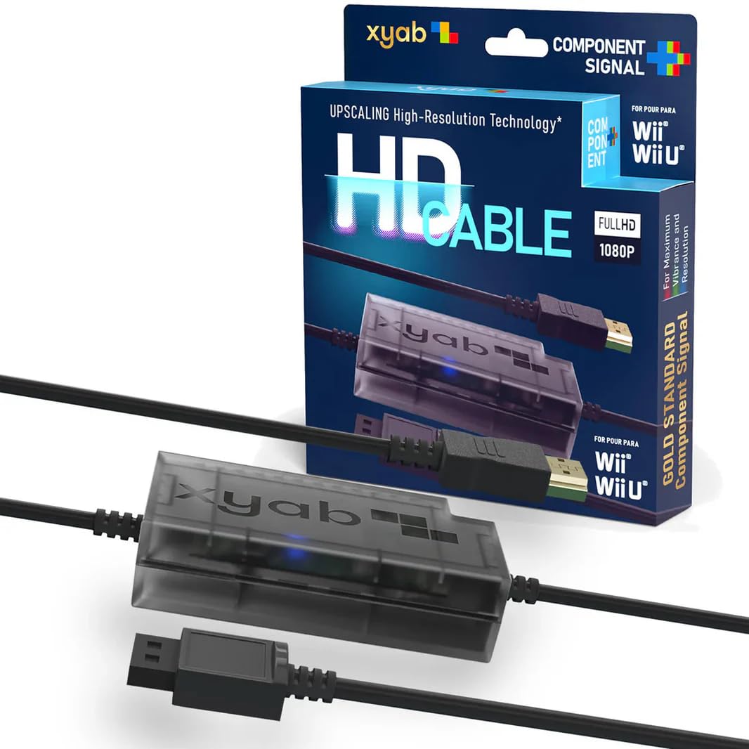 Amazon.com: XYAB Component+ HD Link Cable for Wii - Wii U - Full