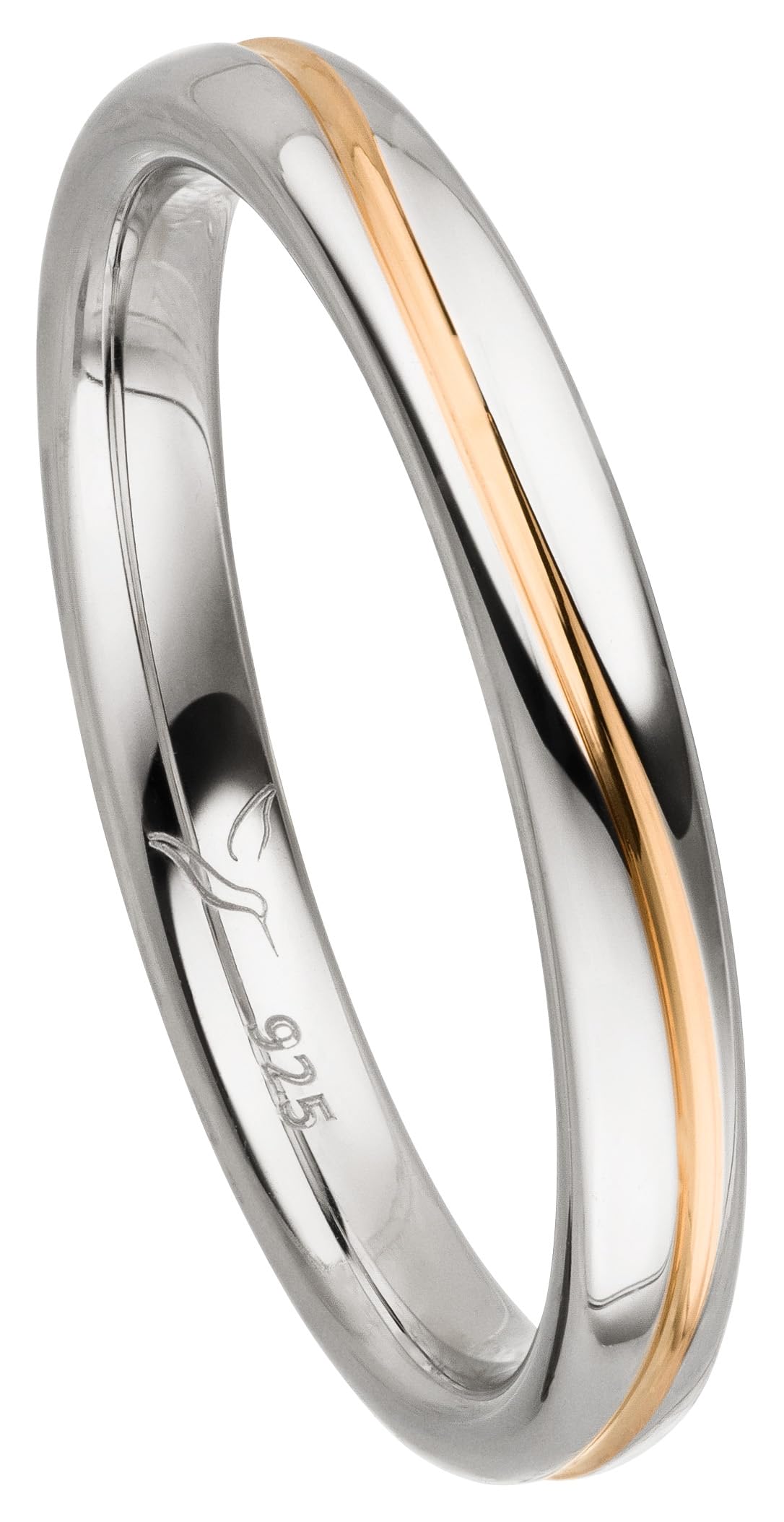 Kolibri Rings Eheringe Rot Vergoldet Verlobungsringe Silber 925 Zirkonia 3 Steine Set - Gratis Gravur und Etui