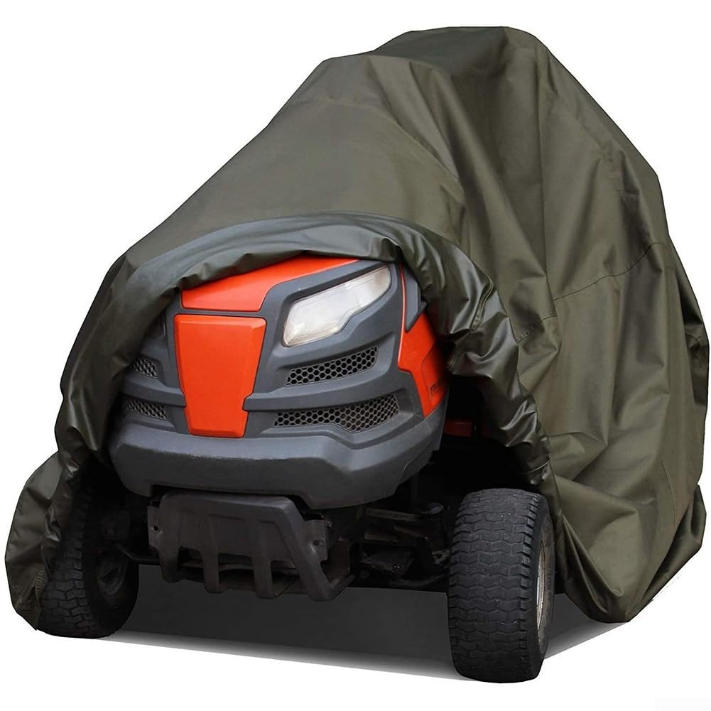 Funda resistente para cortacésped para tractores de conducción, diseño impermeable, protege contra el sol, la lluvia y los daños por humedad (XL)