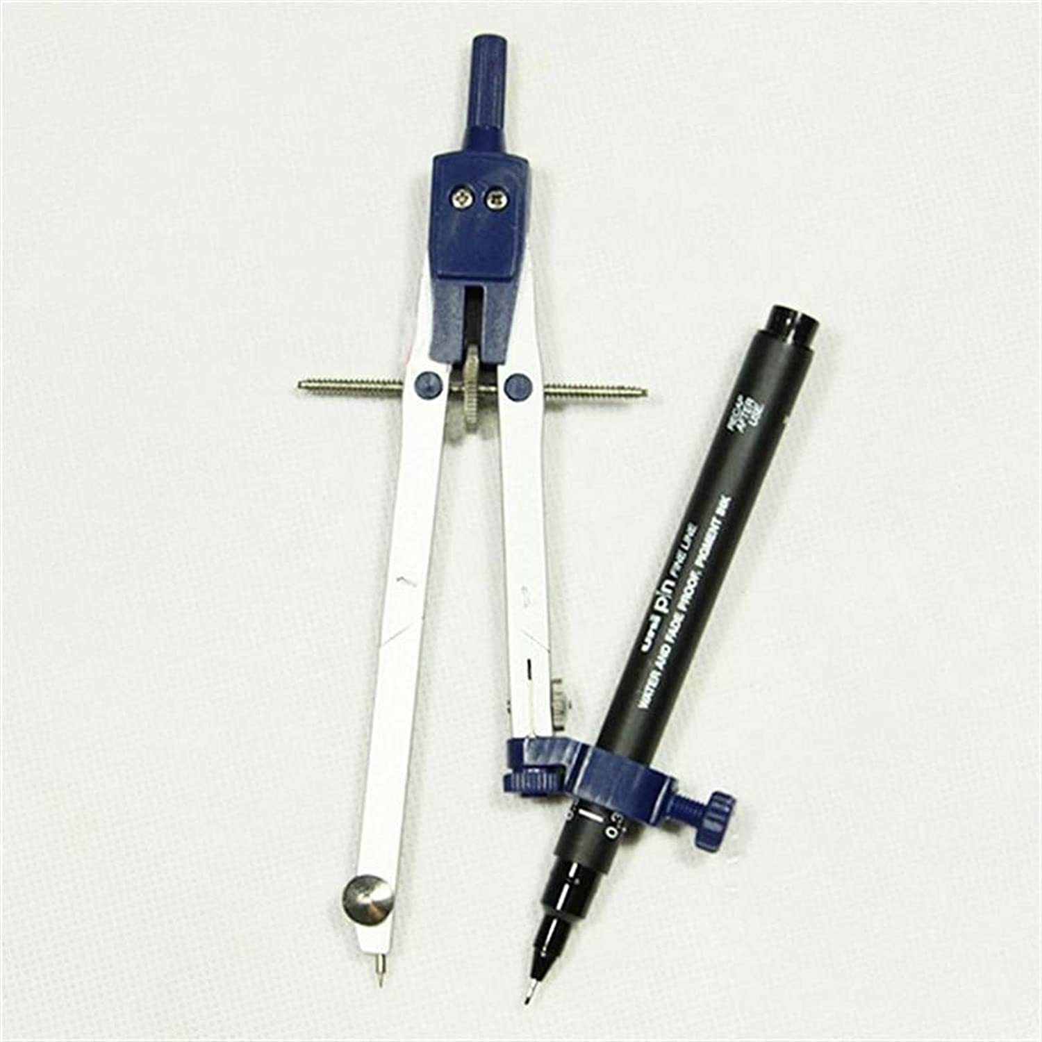AKAZI Geometrie-Set Kompass für Geometrie Professionelles Kompass-Set Präzisions-Zeichnungskompass für Studenten Büroangestellte (17 x 3 x 1 cm) Kompass-Set