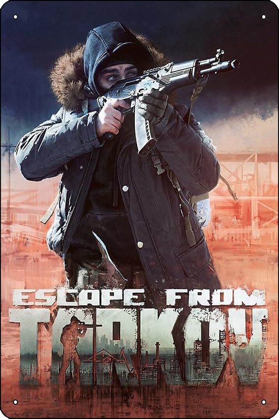 Escape From Tarkov メタルプレートポスター Amazon.com : Poster Escape From Tarkov Game Poster 8 x 12 Inch