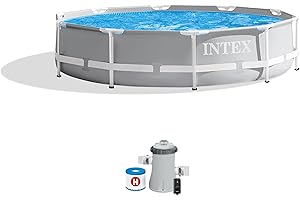 Pink Intex Pool Rectangle: 26701EH Prism Frame Premium Above Ground Swimming Pool Set