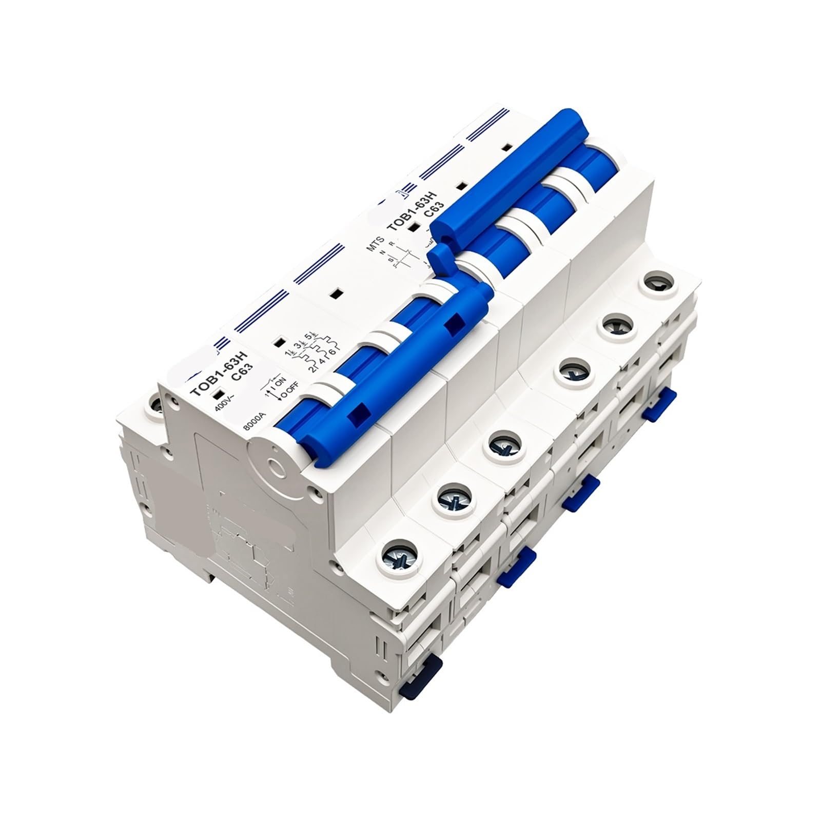 Interruttore automatico di trasferimento manuale a doppia alimentazione CA 3P Plus 3P 50HZ/60HZ 1 pezzo(6A)