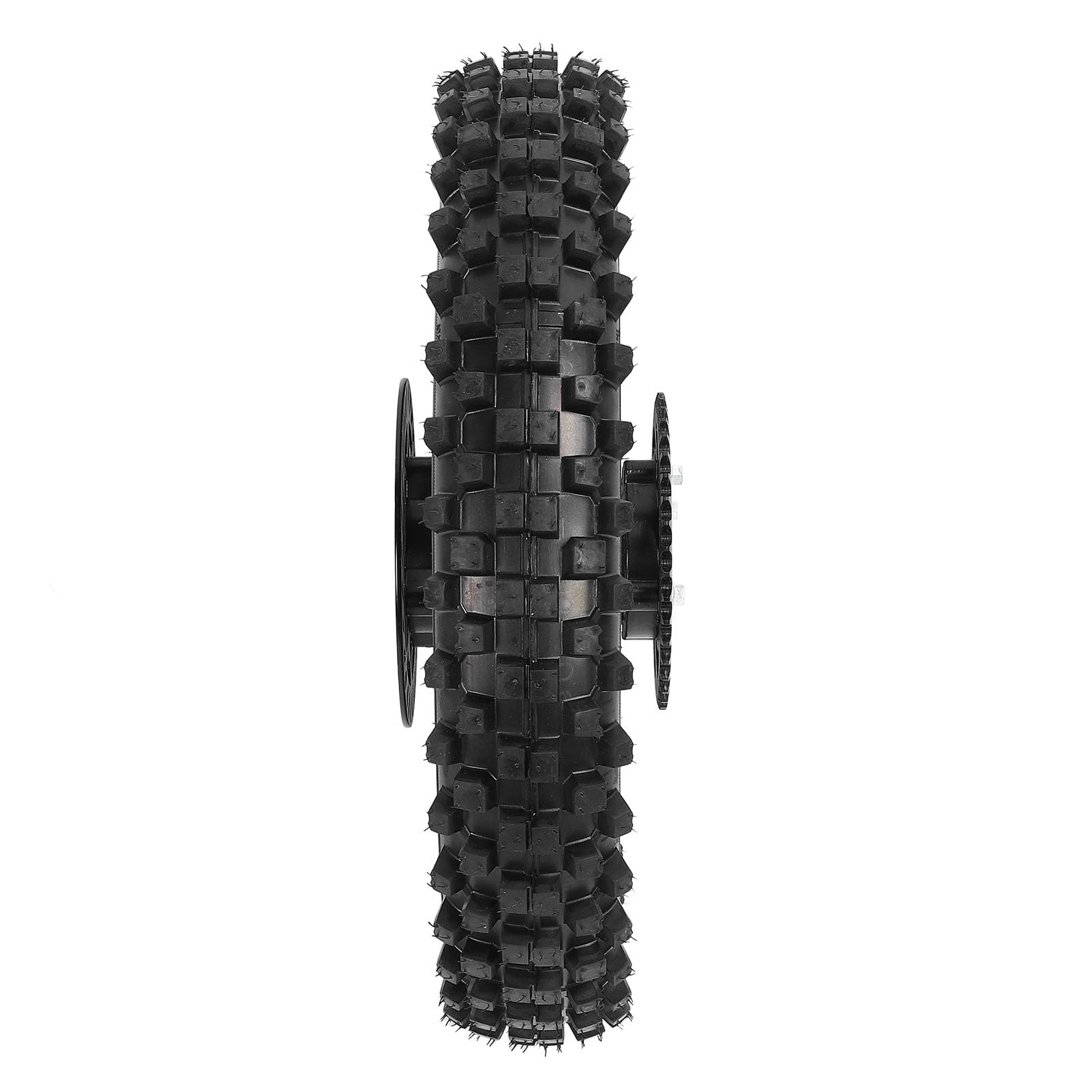 Tbest Conjunto de Neumáticos de Llanta Trasera 90/100-14 para TAO KAYO TSD 110 TD 125, Accesorio de Repuesto Duradero para Montar en Motocicleta
