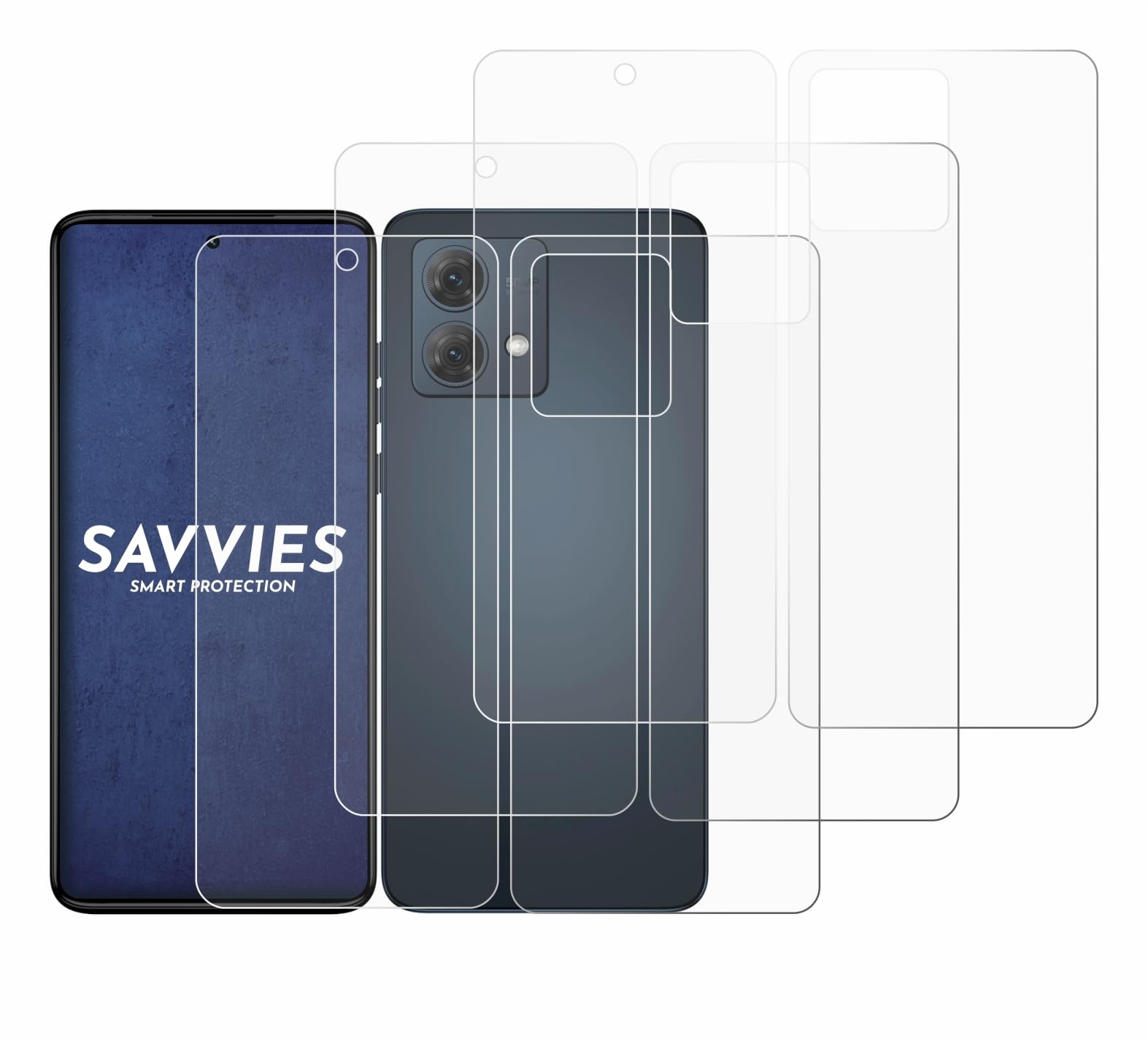 Savvies 6 Pellicole Protettive Per Fotocamera Di Motorola Moto G84 - Trasparenti, Realizzate In Germania