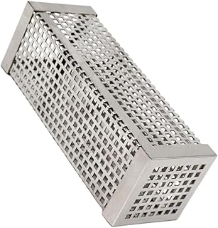 GANAZONO 6 Tubos De Grelha Para Churrasco Grelhador De Bife Grelha Para Grelha A Gás Ferramentas De Churrasco Tubo Quente Para Churrasco Tubo De Aço Inoxidável Tubo De Fumante Suprimentos