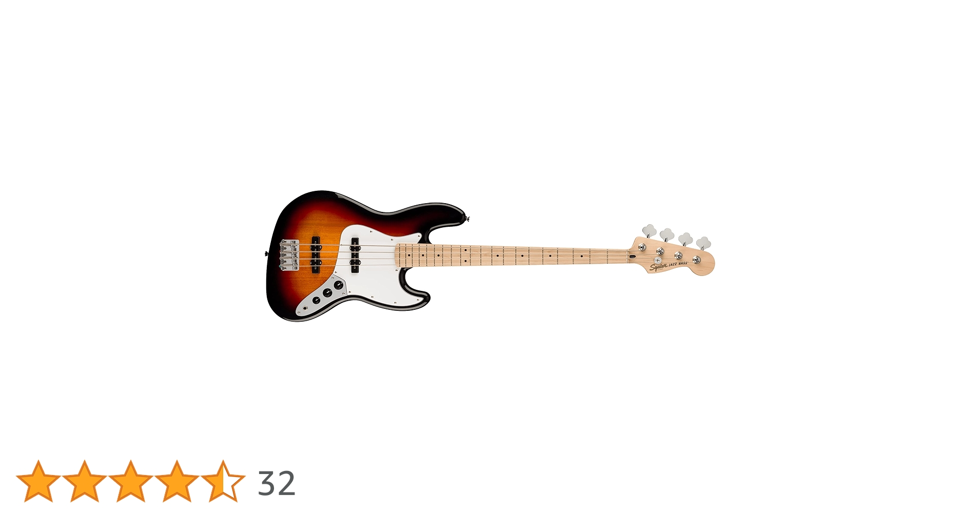ベース Squier Jazz Bass Squier by Fender Paranormal Rascal Bass HH Sherwood Green