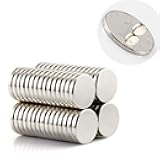 ZHYF 200PCS 4X1mm Round Magnet For Refrigerator Magnets, Office, Craft, Whiteboard, Map, Multi-purpose Durable Small Magnet