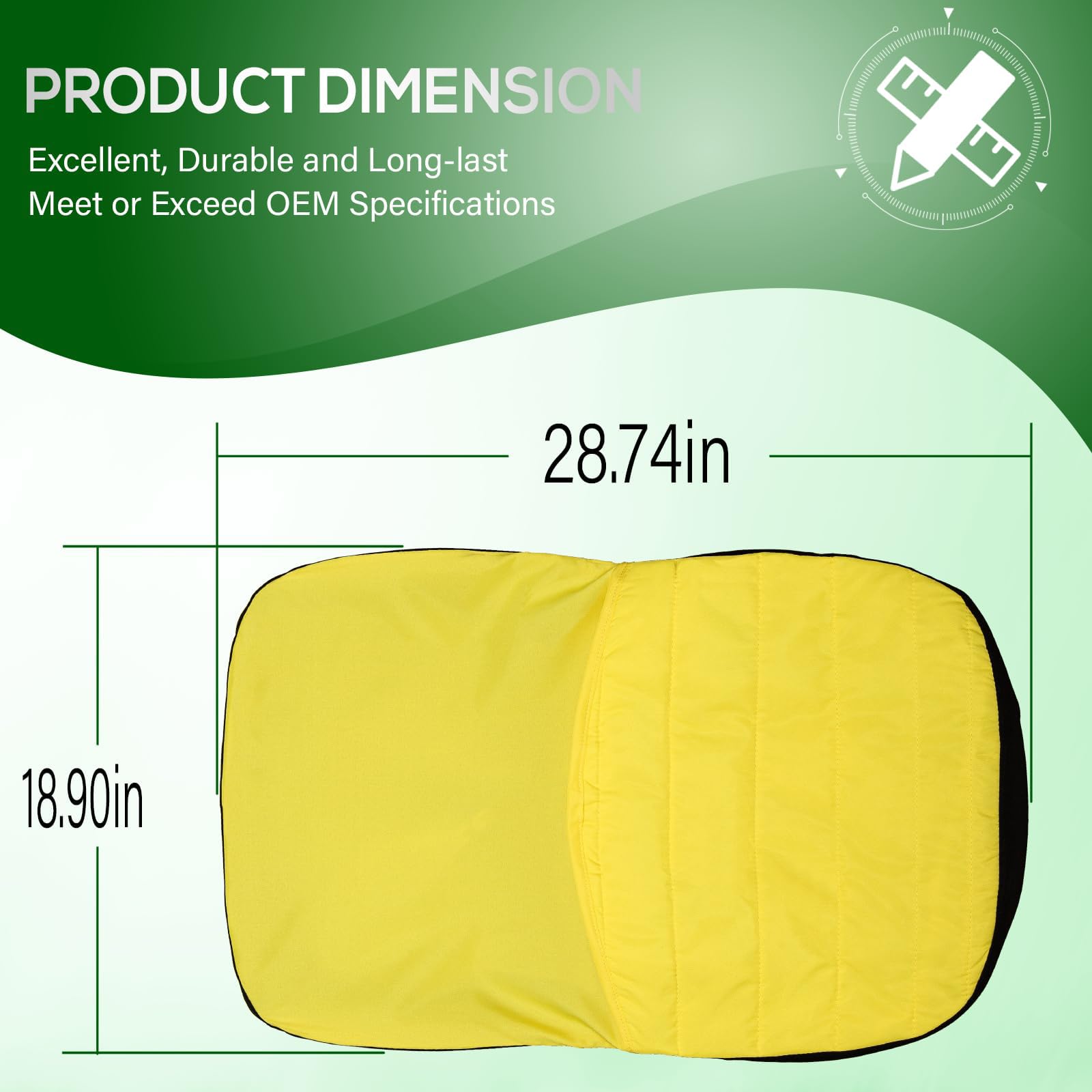 Funda Asiento cortacesped para Simplicity Broadmoor 18/44 20/44 22/44 23/50 19