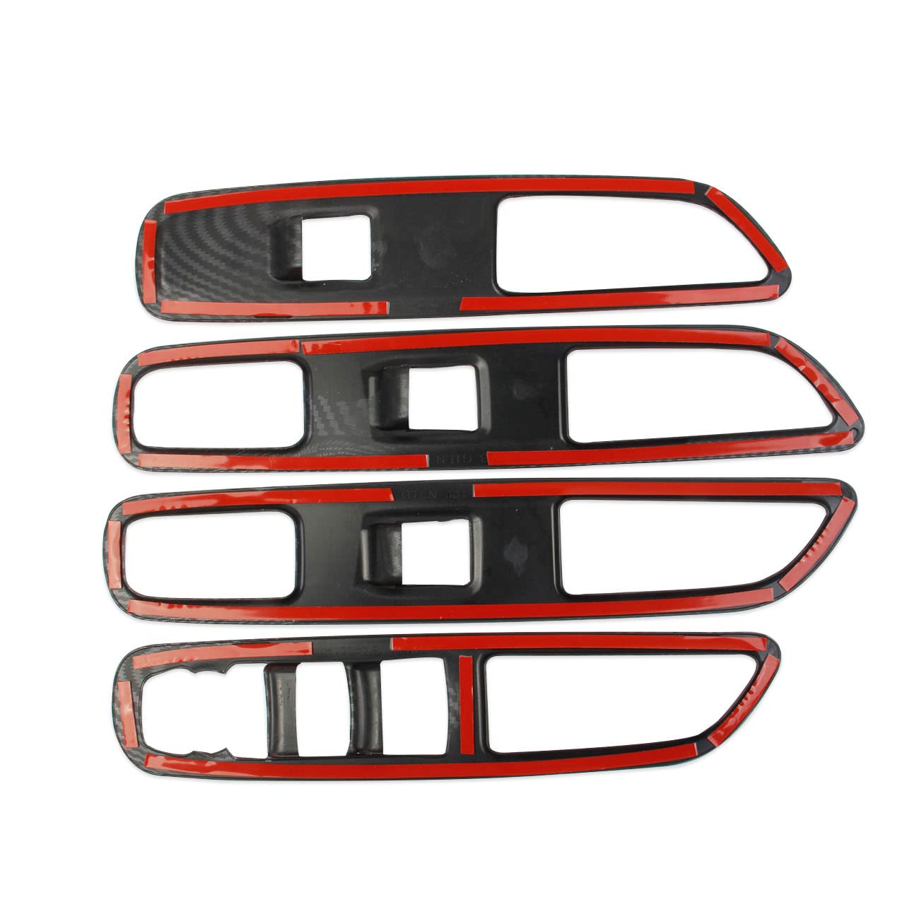 Carbon Fiber Window Lift Trim Switch Panel Cover Trim for GMC Terrain 2018-2024