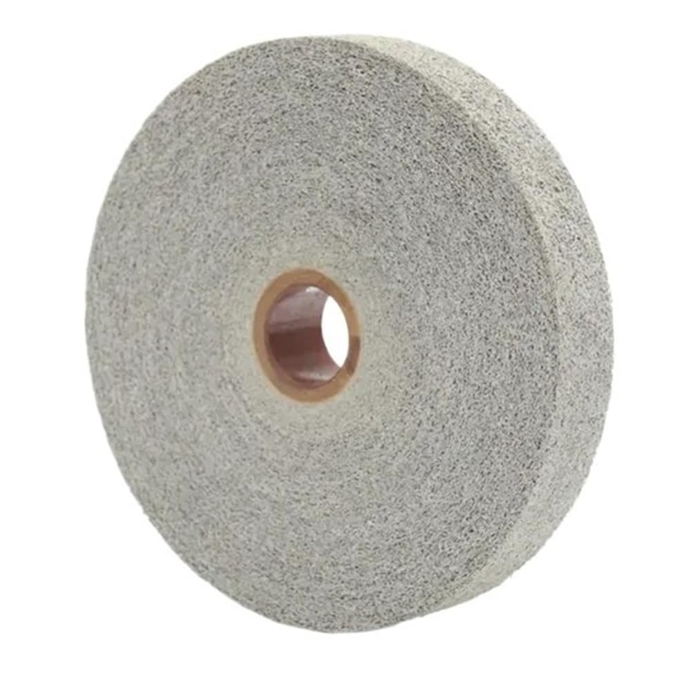 Meule d'ébavurage EXL 10S FIN 6 x 1 x 1 pouce à profil convoluté, outil de polissage et de lustrage des métaux, 1 pièce