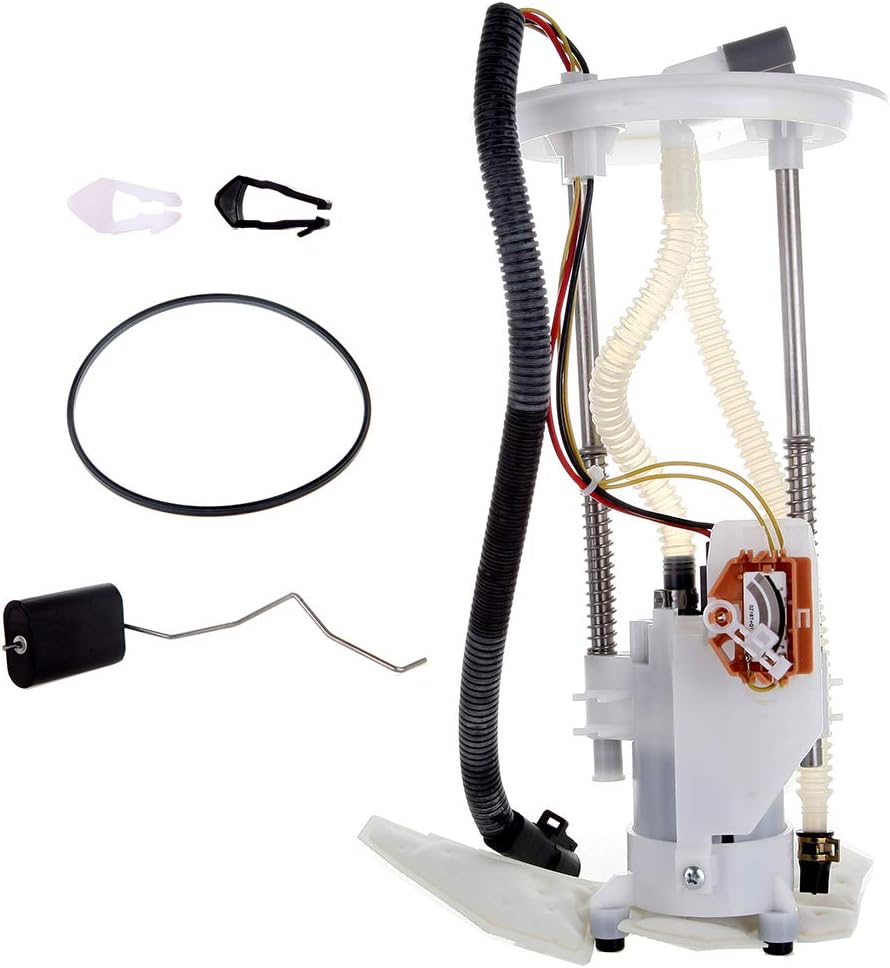 cciyu Electric Fuel Pump Assembly with Sending Unit Compatible with 2003-2004 For Lincoln Navigator V8 5.4L 2L7Z9H307AF 2L7Z9H307AB FG0576, P76296M