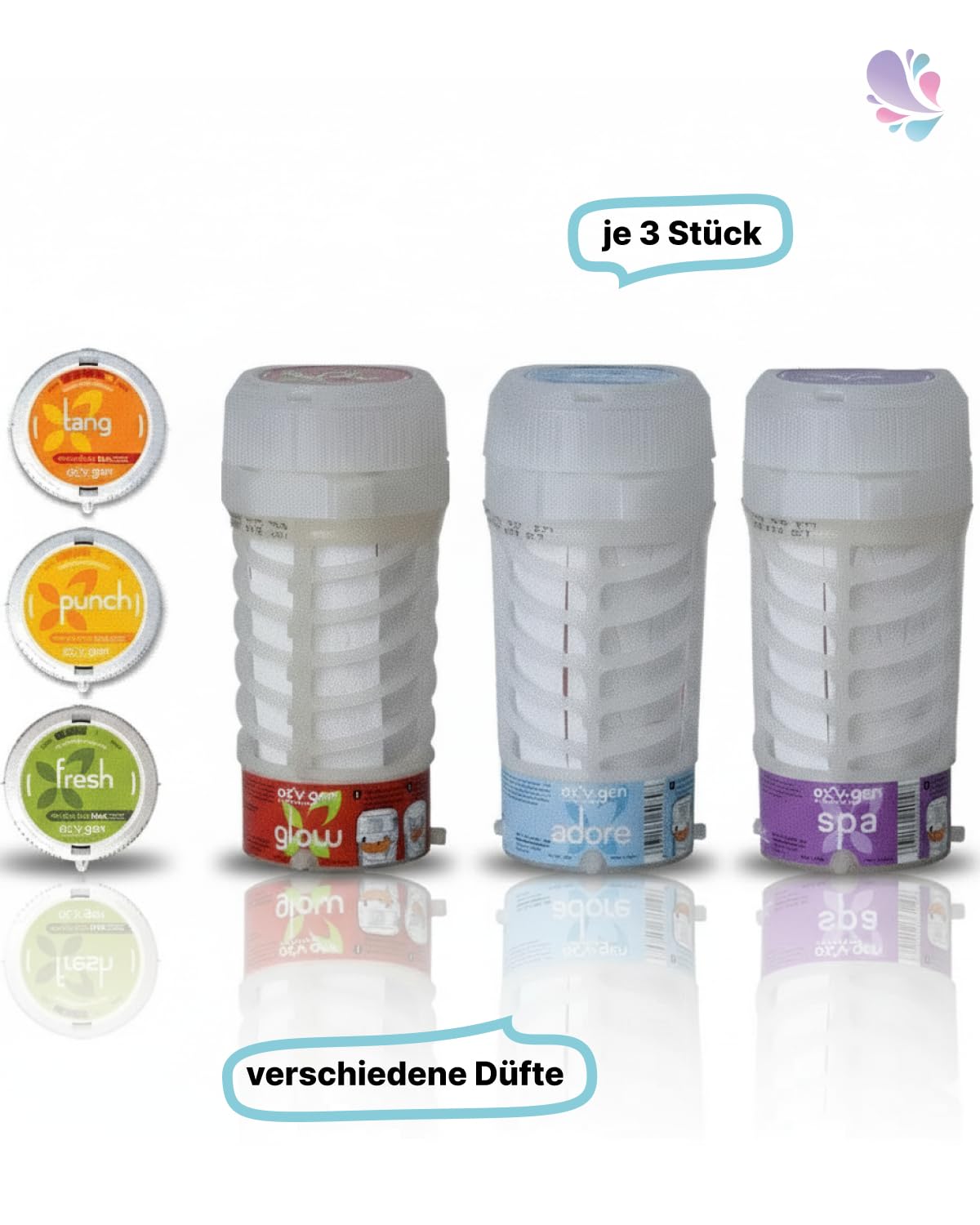 Blanc Aromaöl Duftkartusche Fresh Wassermelone & Apfel, 30 ml | 30 ml reines Duftöl, konstante Duftintensität bis 60 Tage, recycelbar & weitläufige Aromaverteilung