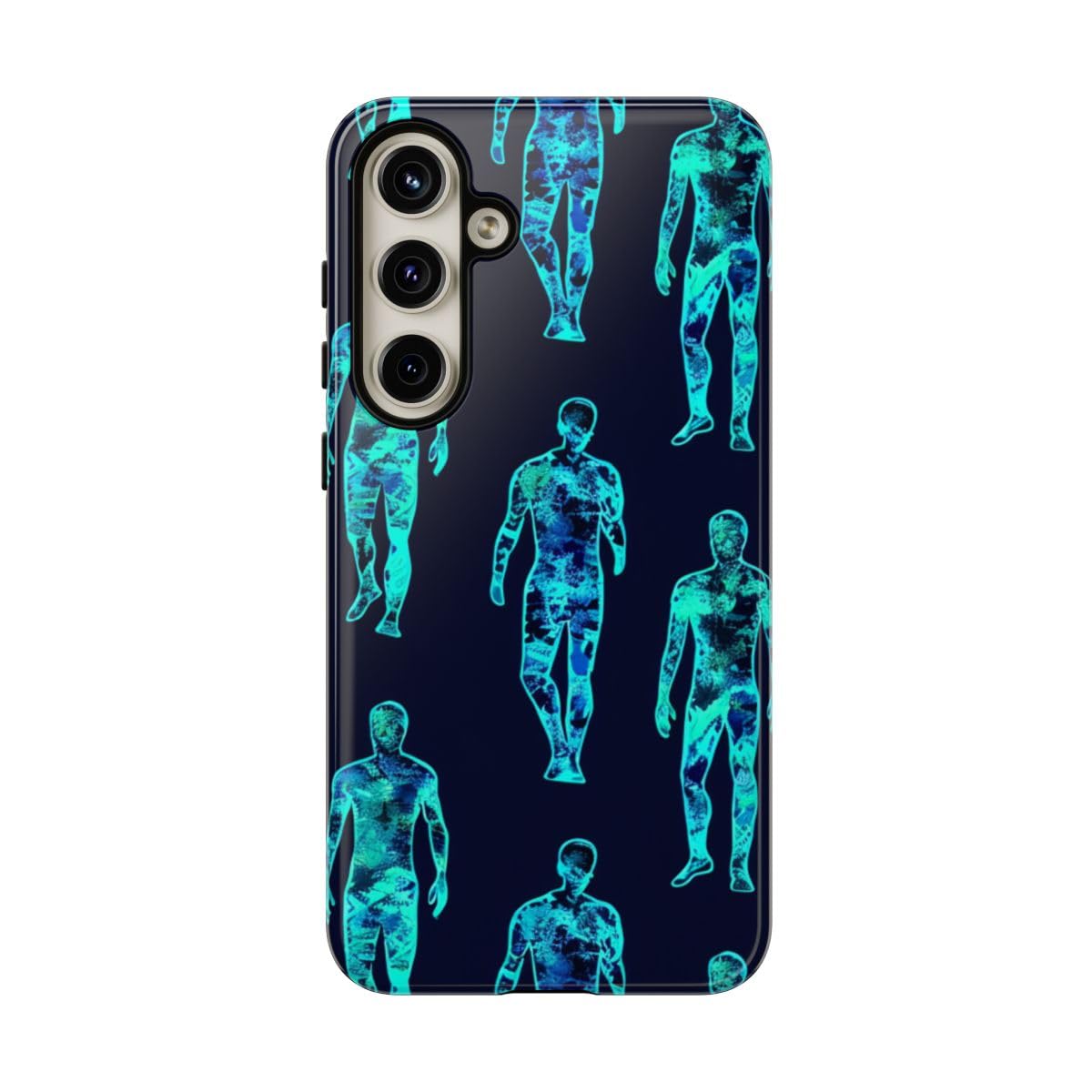Coque Samsung S24 Plus silhouettes fluo pour vos soirées