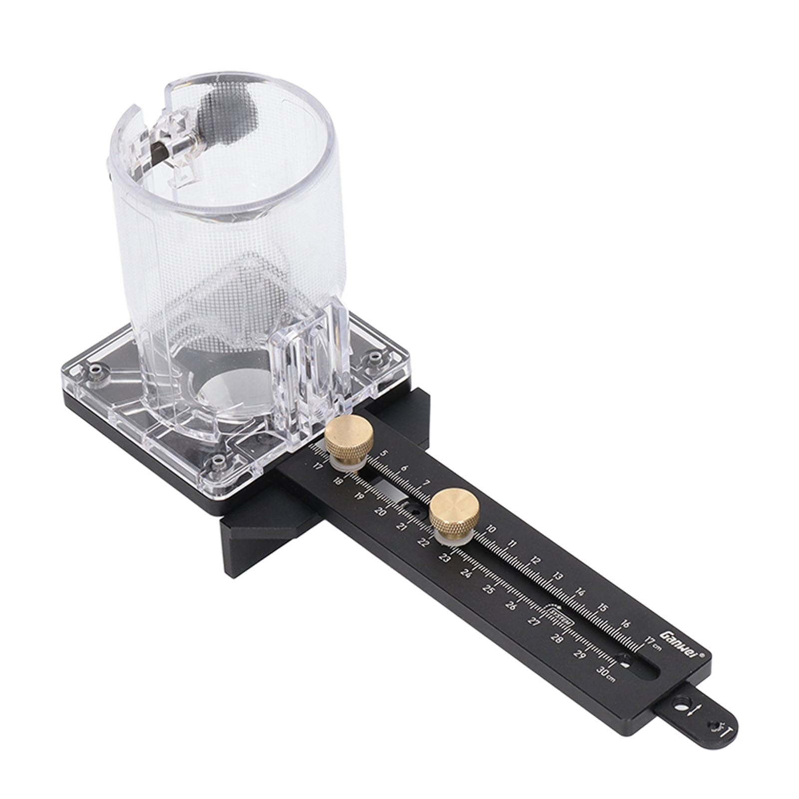 Maschera per Fresa Circolare, Base per Fresatrice per Legno CNC Perno 8 Mm Fori per Chiodi 2,5 Mm Base per Scanalatura Circolare per Fresatura per Fresatrice per Legno con