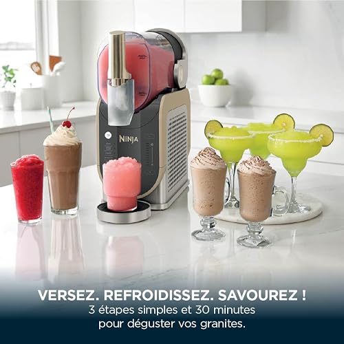 Ninja SLUSHi Machine à granités, Sans glace ni préparation FS301EUSTGD - 2