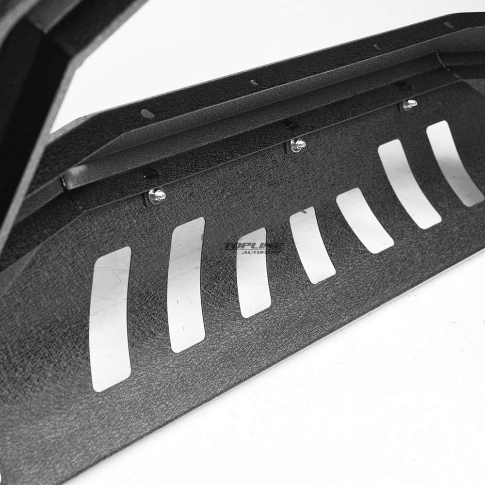 AVT Bull Bar Grille Guard Compatible With 2010-2018 Dodge Ram 2500 3500 Heavy Duty Trucks Textured Black Front Bumper Protector Angular AVT Series Design Offroad Style Heavy Duty Steel Guard