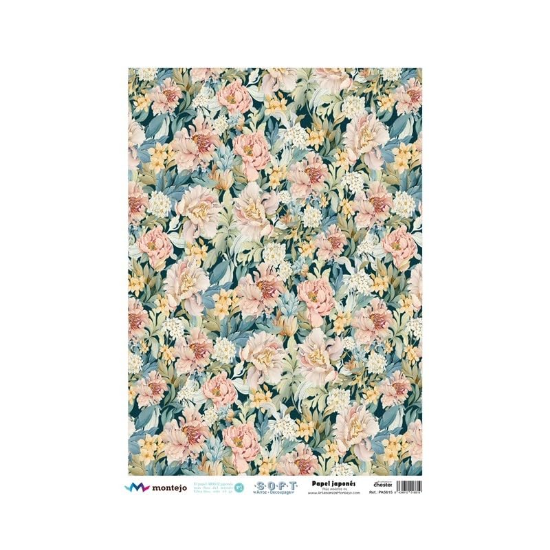 Artesanias Montejo Papel DE ARROZ JAPONES SPA5615 A3 30x41cm