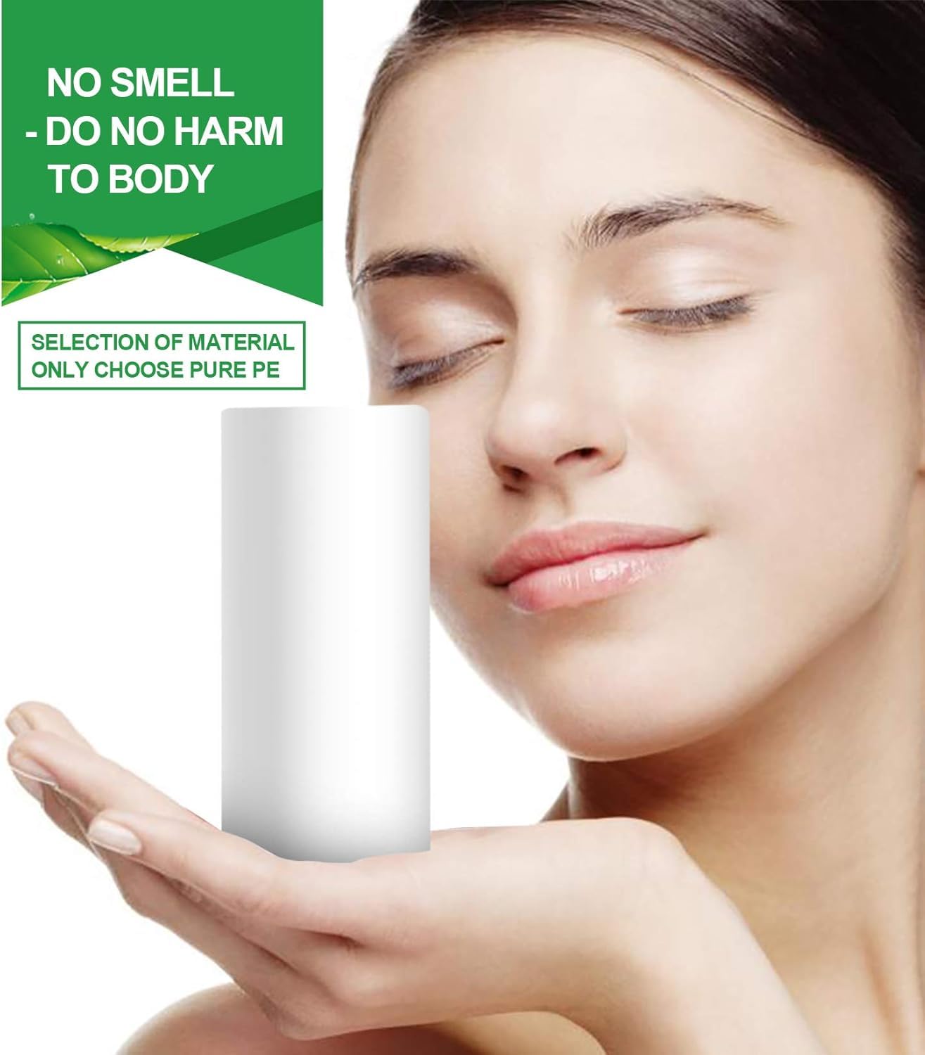 FORID Medium Clear Trash Bags - 8 Gallon Garbage Bags 330 Count Unscented Strong Plastic Trash Bin Liners for Kitchen Home Bedroom Office Bathroom Wastebasket Cans 6 Roll 30 Liters