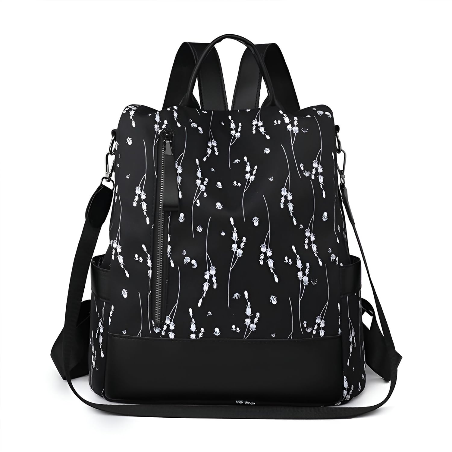 Women's Floral Backpack – Breathable Travel Bag with Soft Build and Smart Storage-image-23