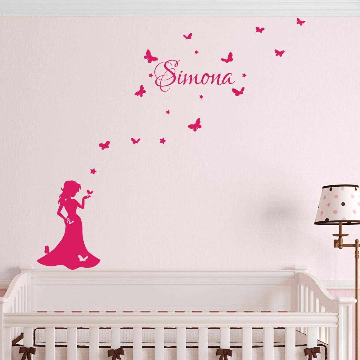 Personalised Name Stickers, Model 3, 40x30cm + 30x20cm