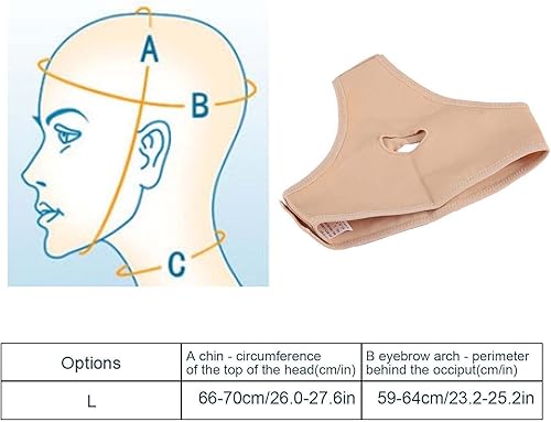 Miniatura 4 de Reductor de papada doble de 2 tamaños, hoja de estiramiento facial reafirmante para la barbilla, ropa de compresión Lipo, línea V, máscara facial