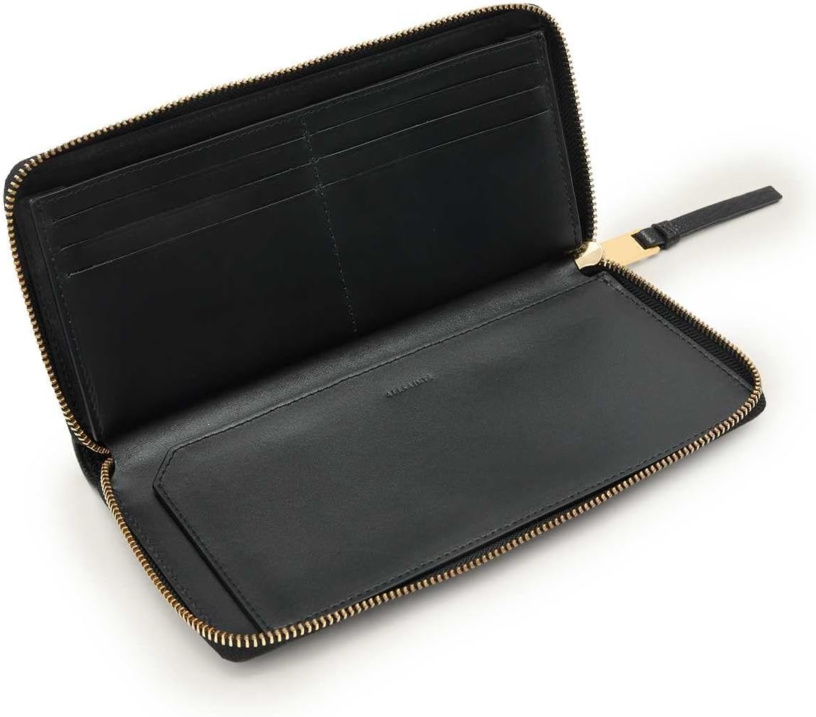 AllSaints Travel Wallet Black W277XD One Size - Image 4