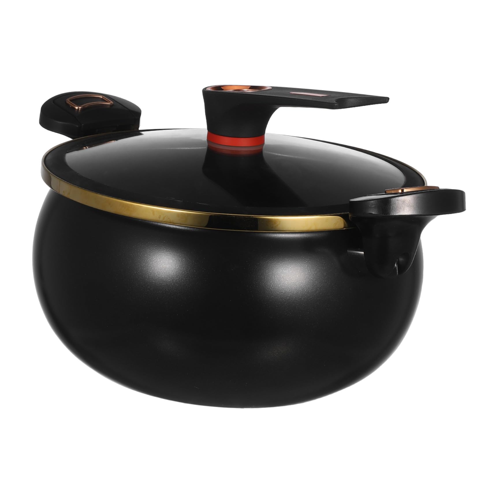 MAGICLULU Marmite à Soupe en Céramique 8L avec Couvercle, Casserole Cuisine Grosse Capacité pour Pâtes, Cuisson Lente Domestique