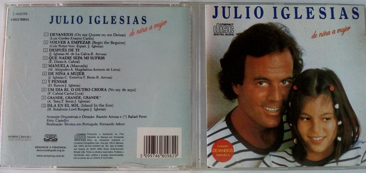De Niña A Mujer: Julio Iglesias: Amazon.es: CD y vinilos}