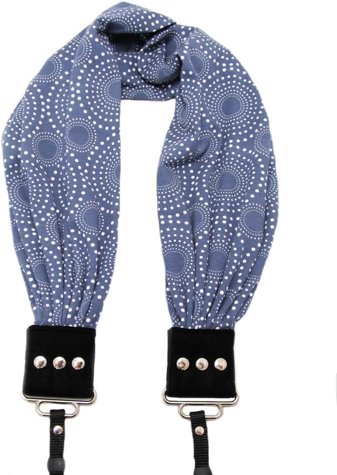 Capturing Couture SCARF-ZOEB Zoe Scarf Collection Camera Strap, Blue