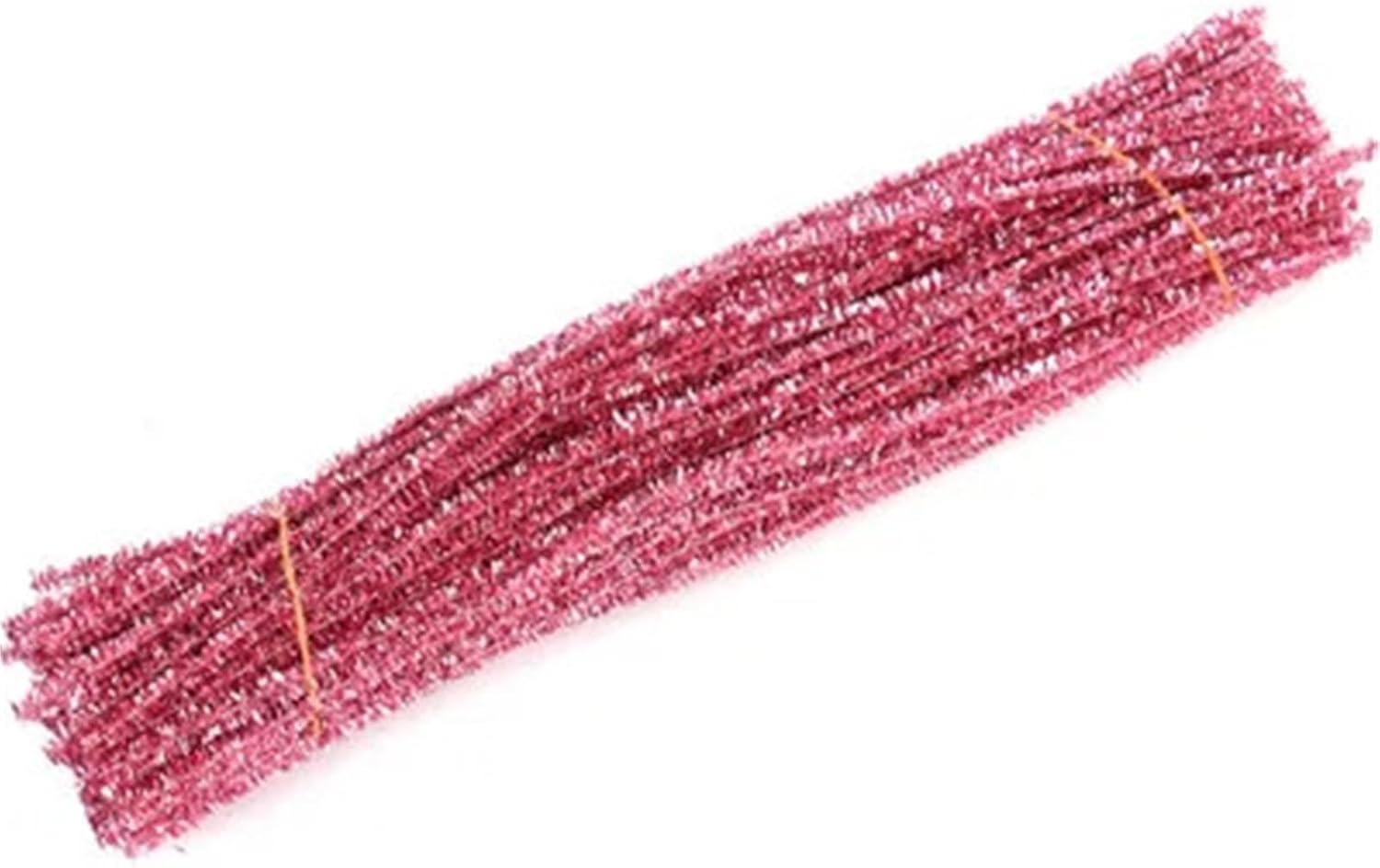 Flexible 1000ps Glitter Chenille Stems Pipe Cleaners Plush Cleaner Toys Handmade DIY Craft Supplies(Color1)