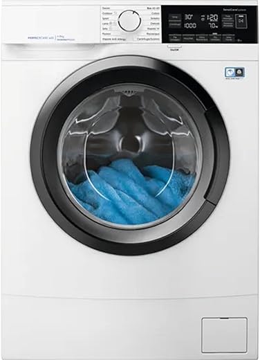 Electrolux EW6S472B - Lavatrice carica frontale, Slim 45 cm, 951 giri/min, 7...